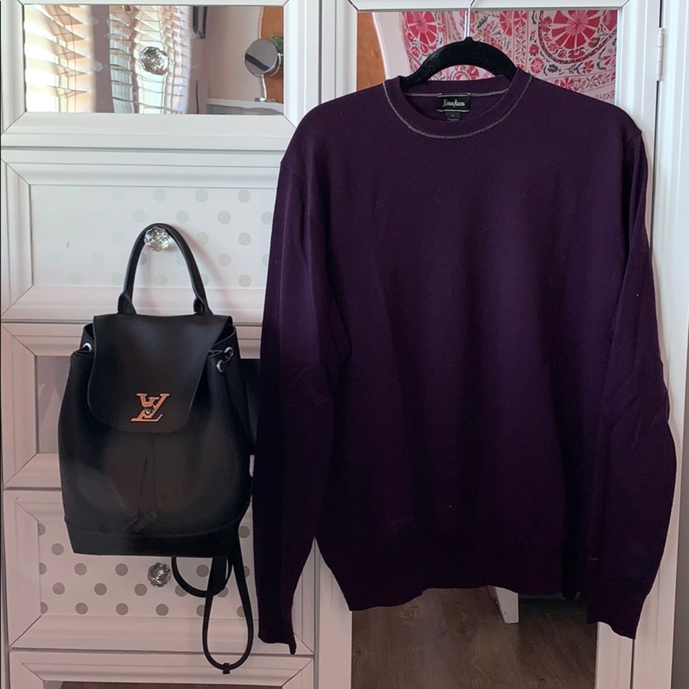 Neiman Marcus Merino Wool Sweater
